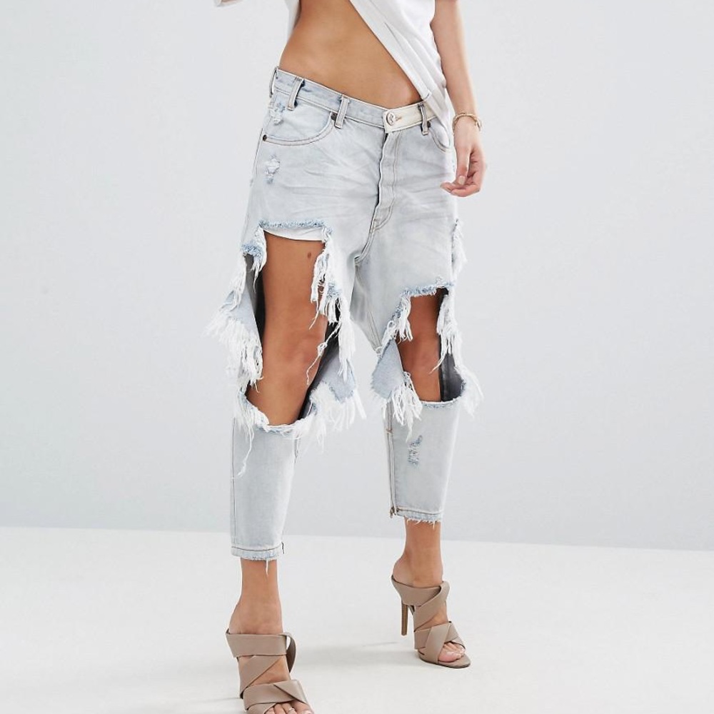 One x One Teaspoon Kingpins W/ Zipper Detail